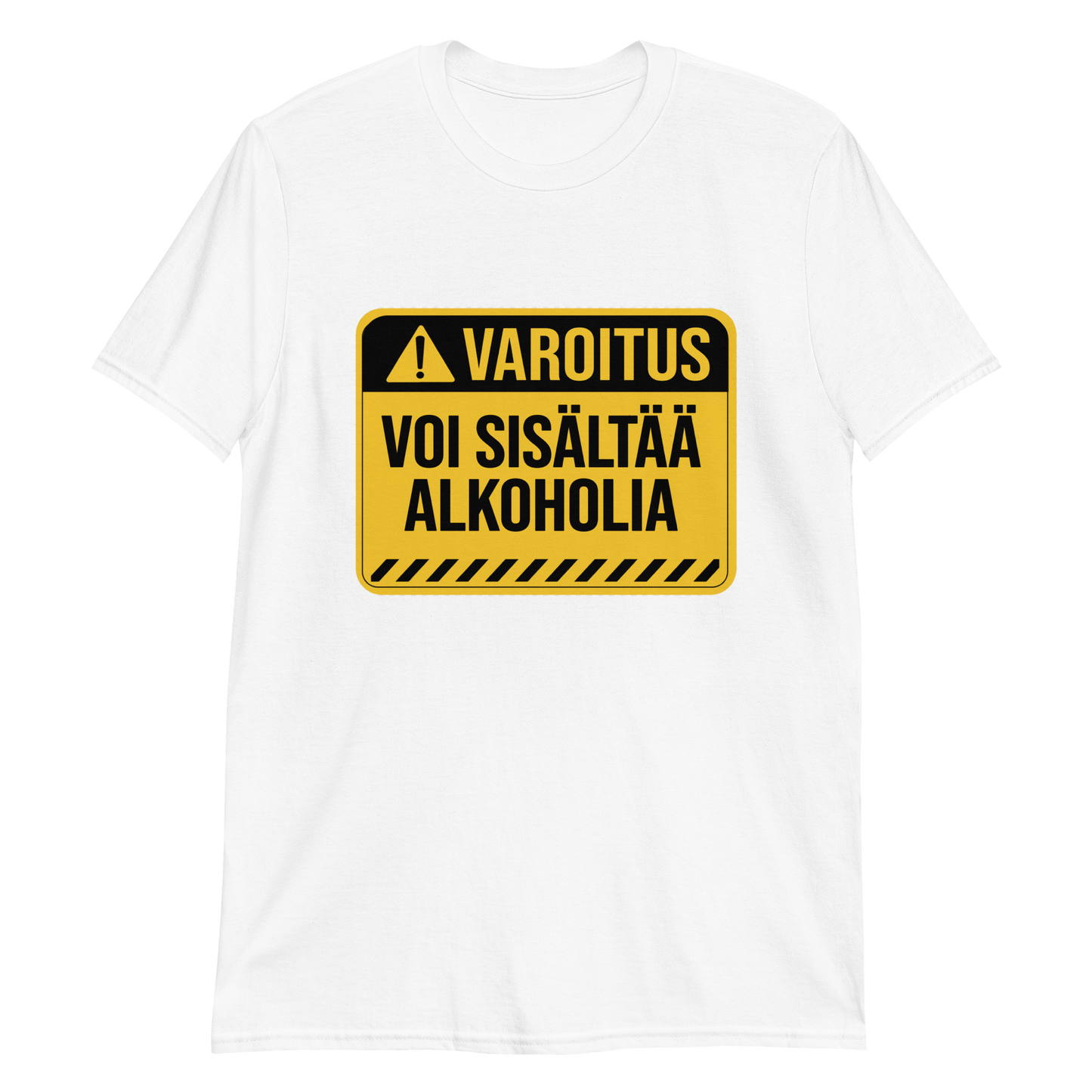 VAROITUS! VOI SISÄLTÄÄ ALKOHOLIA T-PAITA