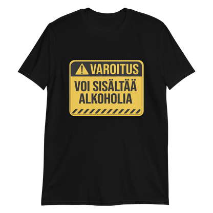 VAROITUS! VOI SISÄLTÄÄ ALKOHOLIA T-PAITA